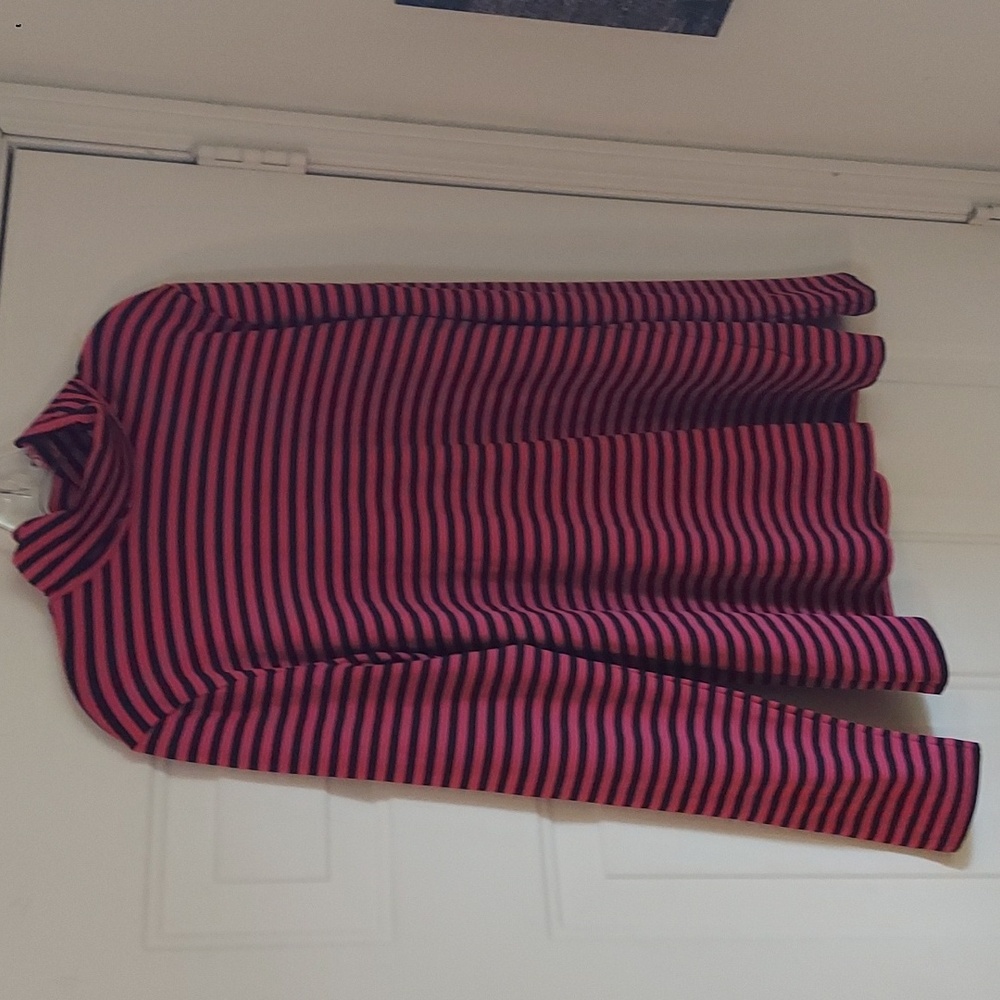 Stripe Turtle Neck
